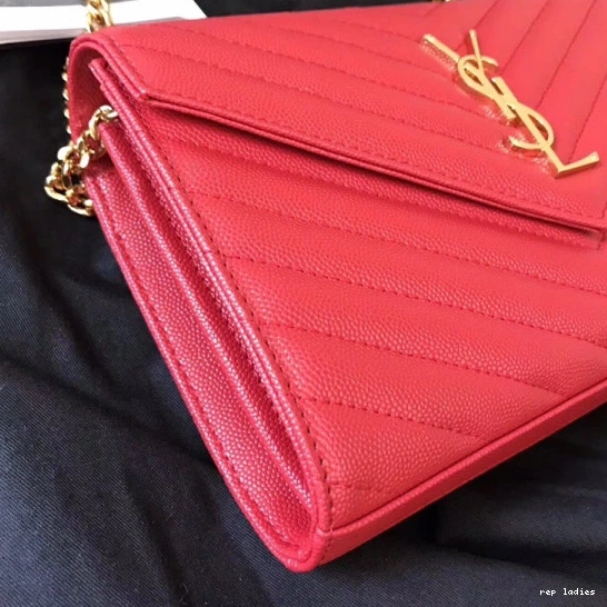 Repzbay REP YSL CHAIN WALLET MATELASSÉ CASSANDRE 0728
